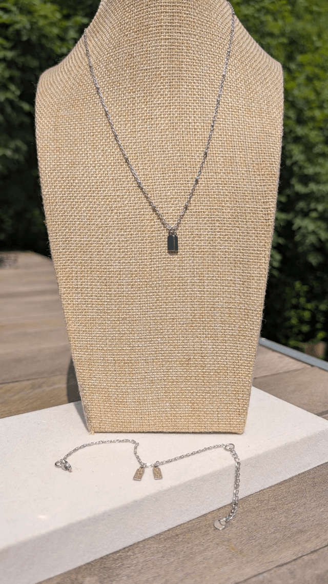 Collier duo d'initiales 