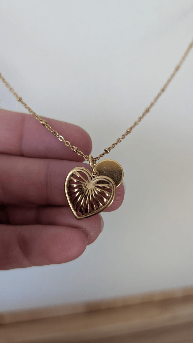 Collier Coeur Secret