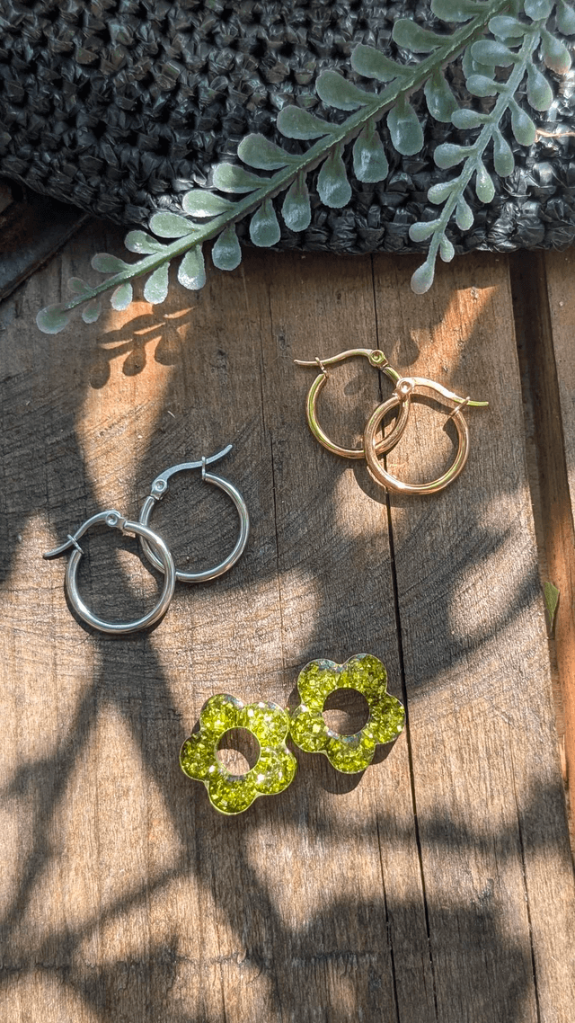 Boucles d&#039;oreilles fleurs