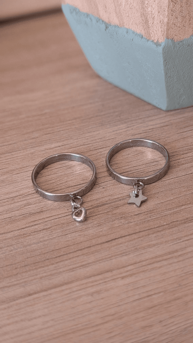 Bague breloque