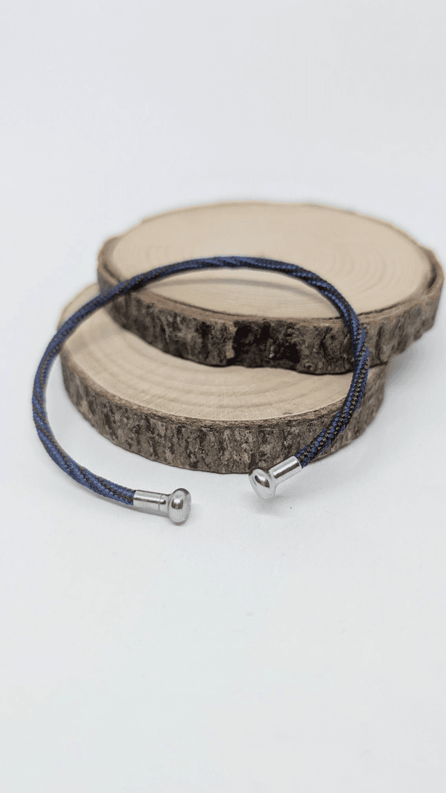 Jonc bleu/marron 