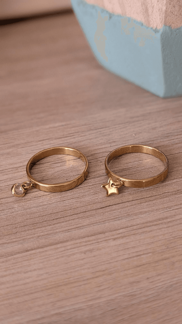 Bague breloque 